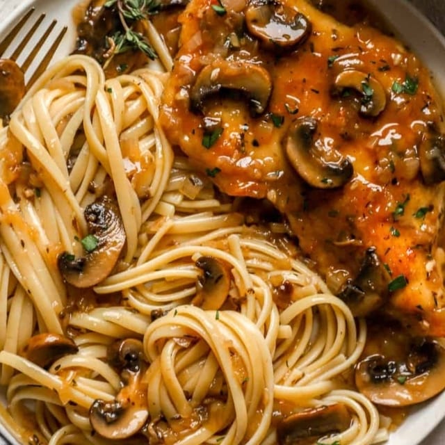 Chicken Marsala.