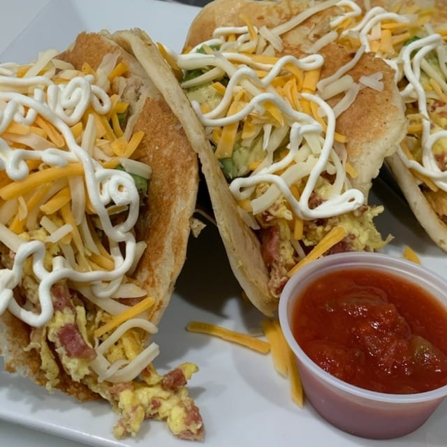 Southwest Pancake Tacos.