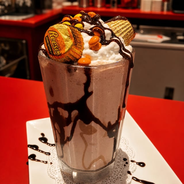 Peanut Butter Cup Milkshake.