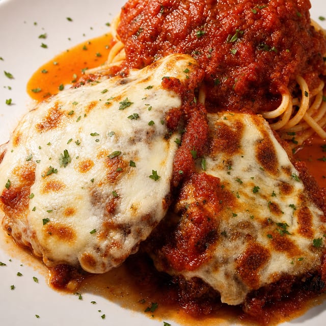 Chicken Parmigiana.