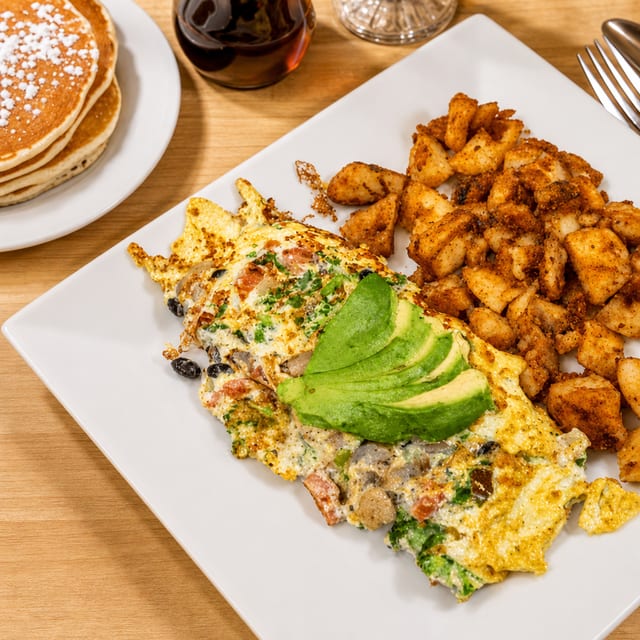Garden Vegetable Omelet.